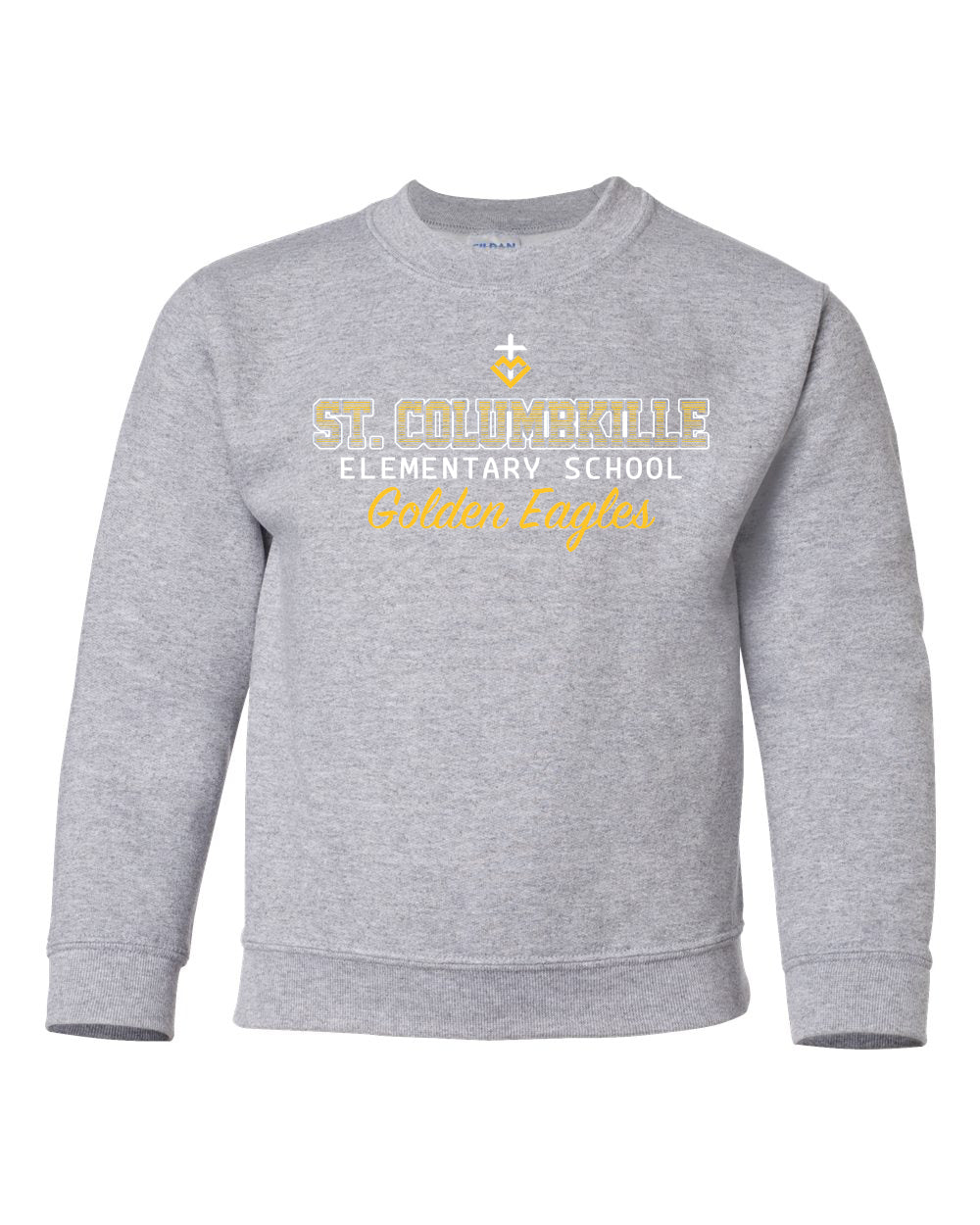 18000B - ST. COLUMBKILLE OMBRE SPIRIT - Youth Crewneck Sweatshirt