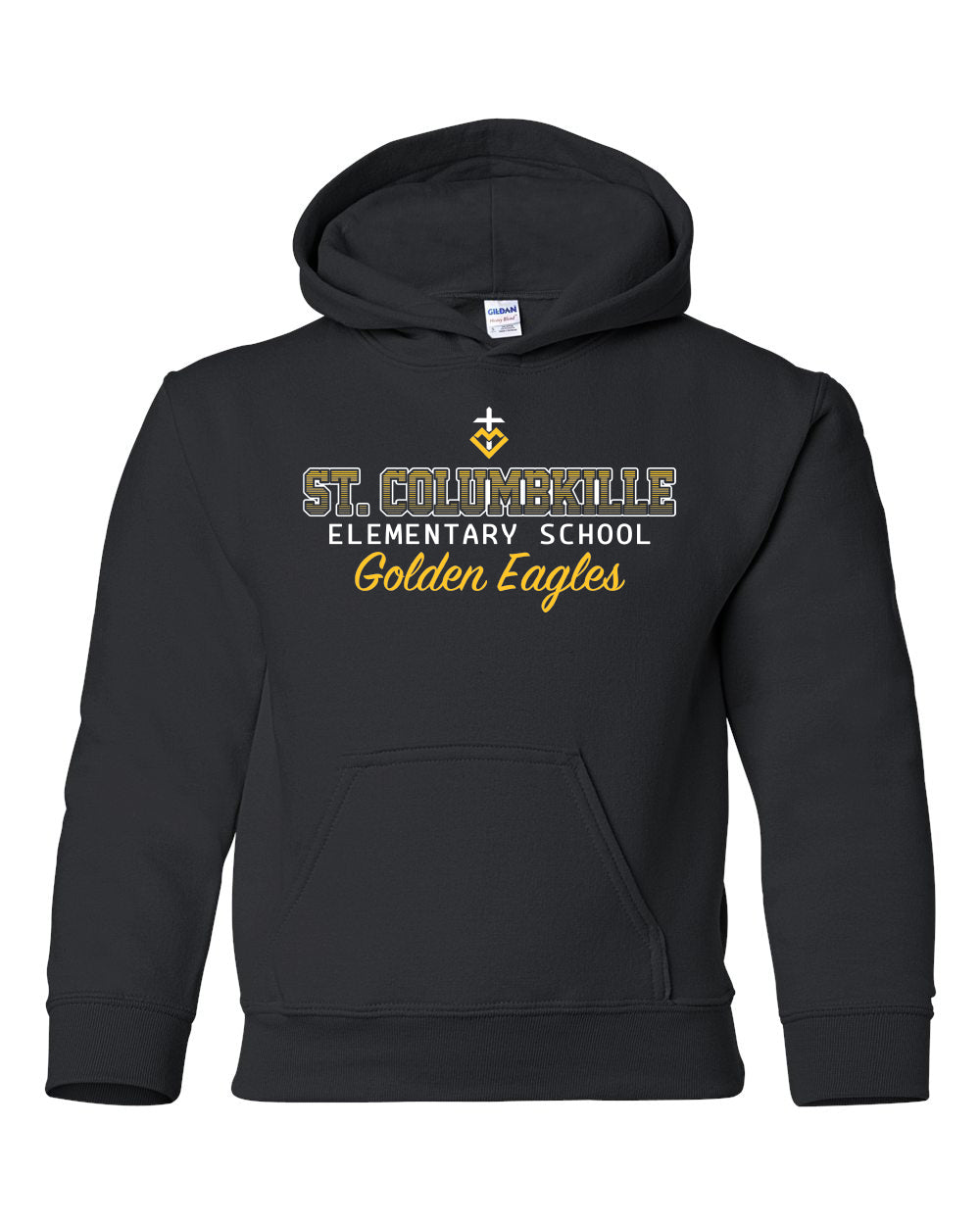 18500B - ST. COLUMBKILLE OMBRE SPIRIT - Youth Heavy Blend Hooded Sweatshirt