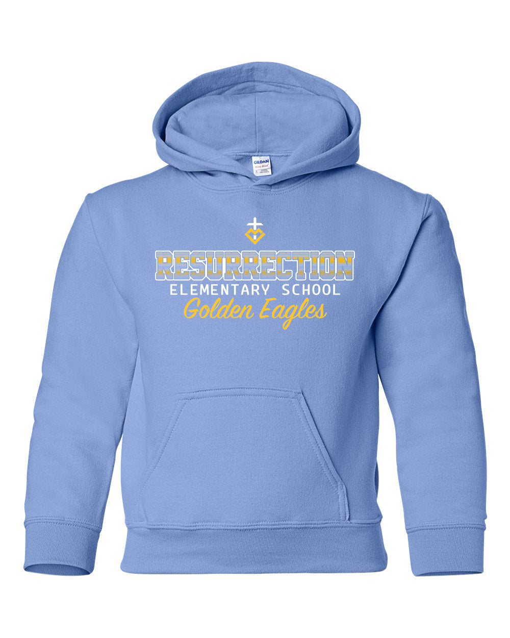 18500B - RESURRECTION OMBRE SPIRIT - Youth Heavy Blend Hooded Sweatshirt