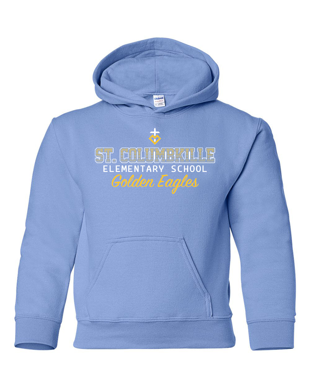 18500B - ST. COLUMBKILLE OMBRE SPIRIT - Youth Heavy Blend Hooded Sweatshirt