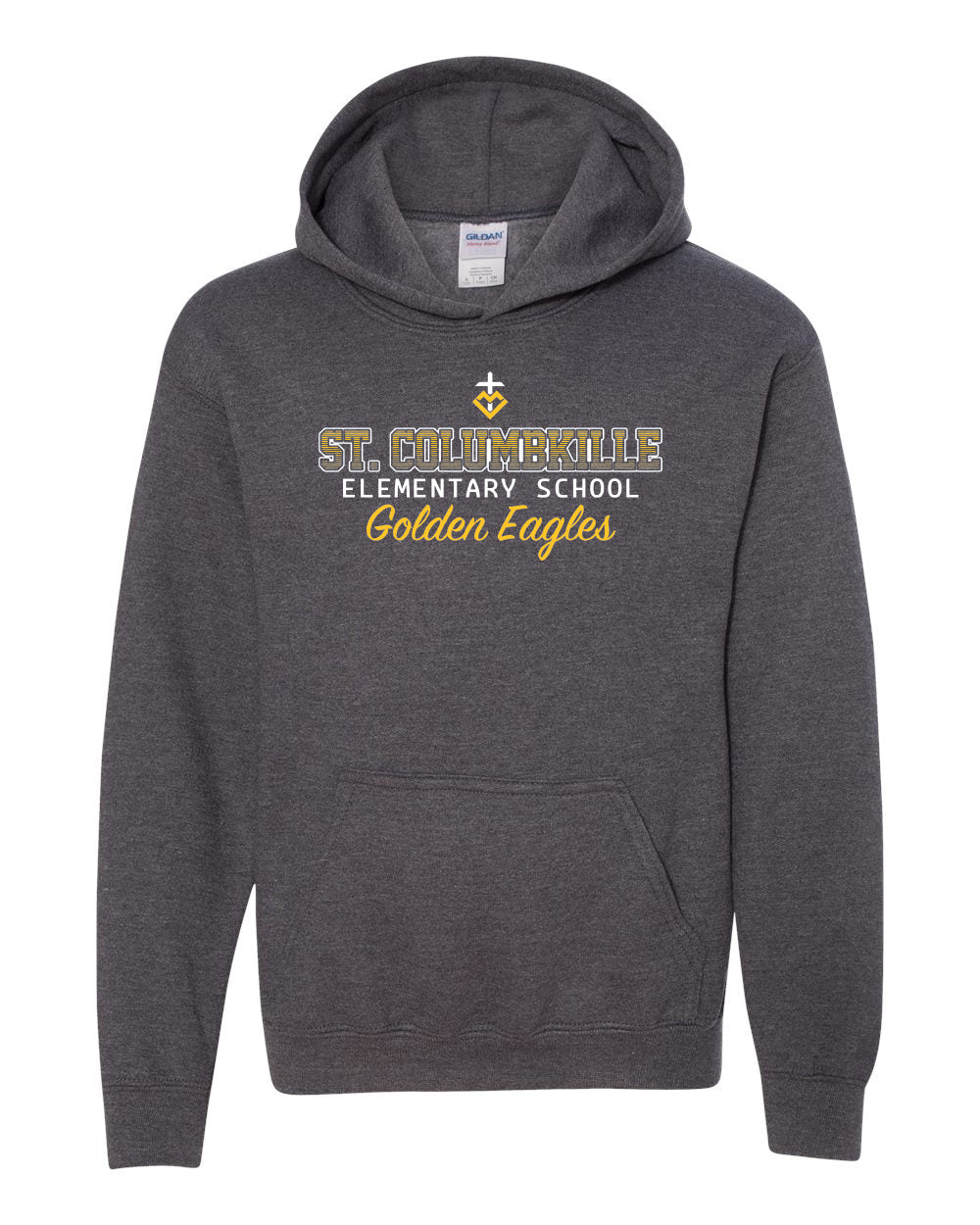 18500B - ST. COLUMBKILLE OMBRE SPIRIT - Youth Heavy Blend Hooded Sweatshirt