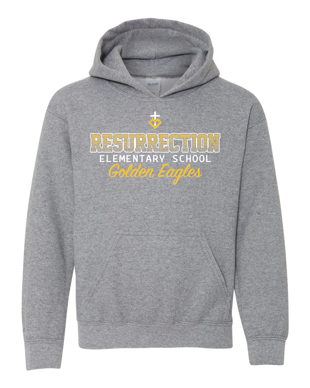 18500B - RESURRECTION OMBRE SPIRIT - Youth Heavy Blend Hooded Sweatshirt