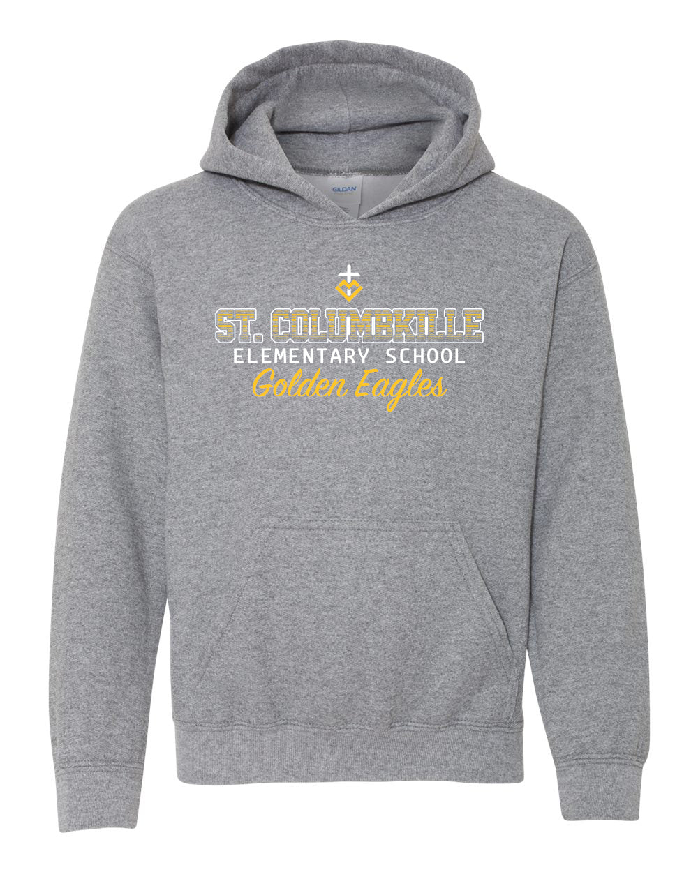 18500B - ST. COLUMBKILLE OMBRE SPIRIT - Youth Heavy Blend Hooded Sweatshirt