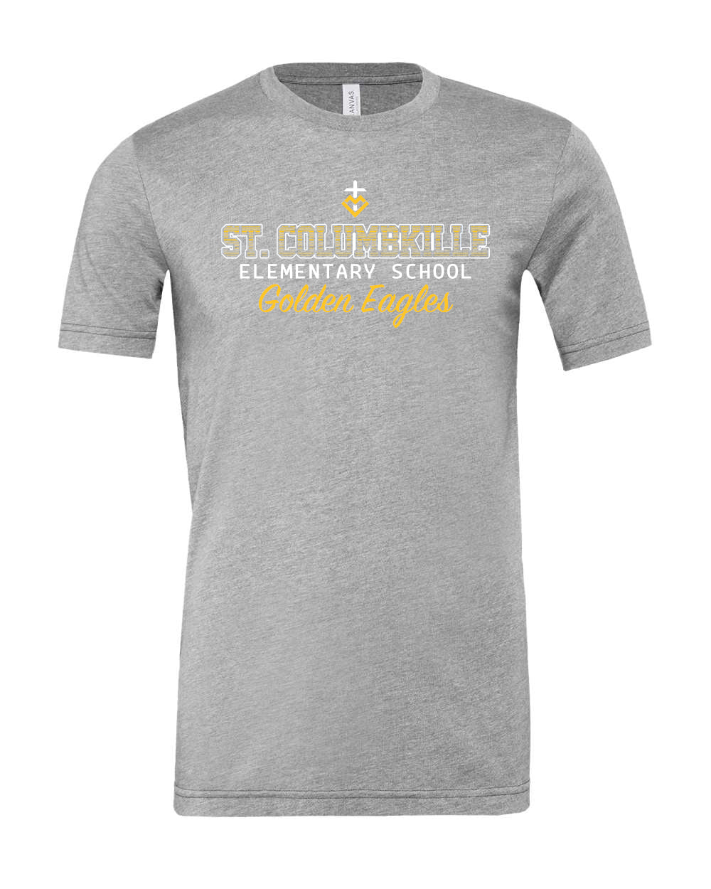 3001CVC - ST. COLUMBKILLE OMBRE SPIRIT -  Adult CVC Jersey Tee