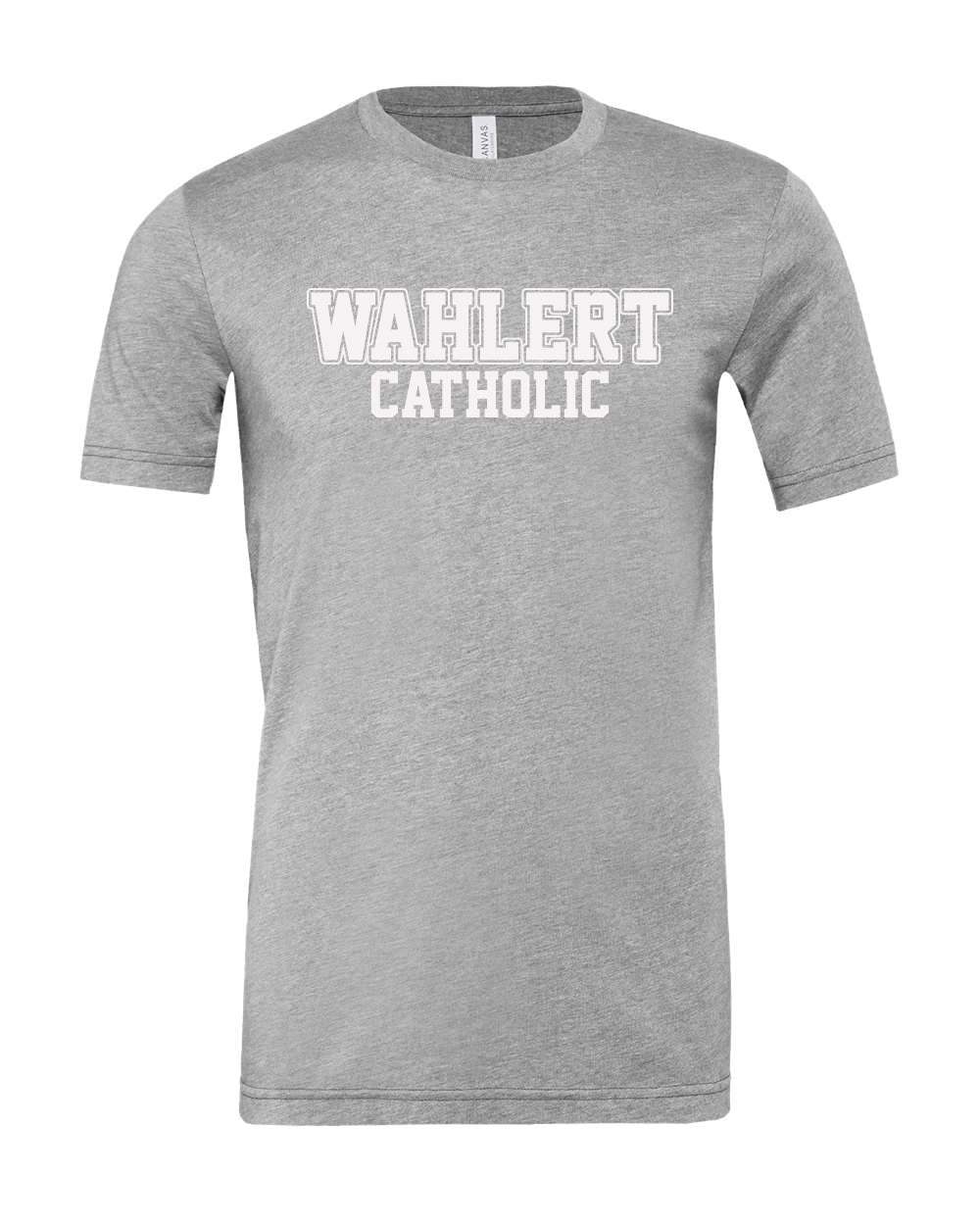 3001CVC - WAHLERT CATHOLIC BLOCK SPIRIT -  Adult CVC Jersey Tee