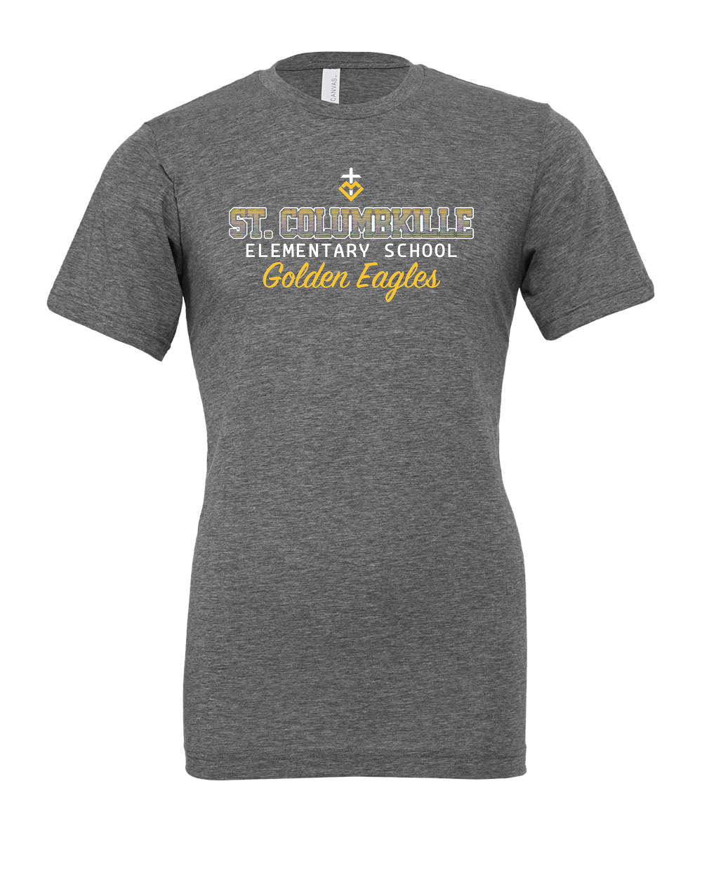 3001CVC - ST. COLUMBKILLE OMBRE SPIRIT -  Adult CVC Jersey Tee