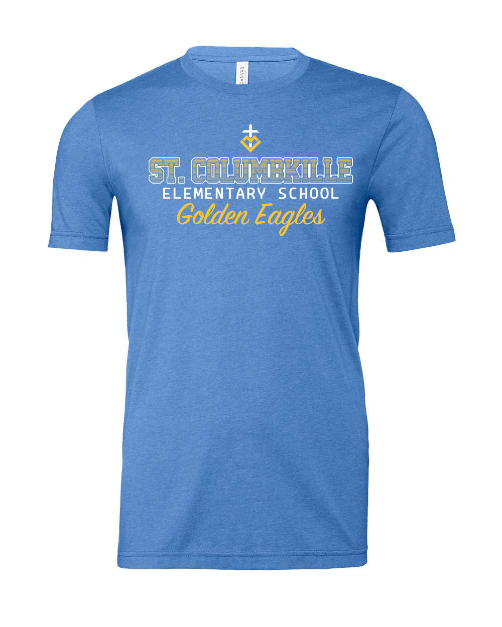 3001CVC - ST. COLUMBKILLE OMBRE SPIRIT -  Adult CVC Jersey Tee