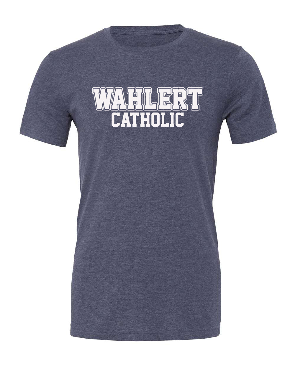 3001CVC - WAHLERT CATHOLIC BLOCK SPIRIT -  Adult CVC Jersey Tee