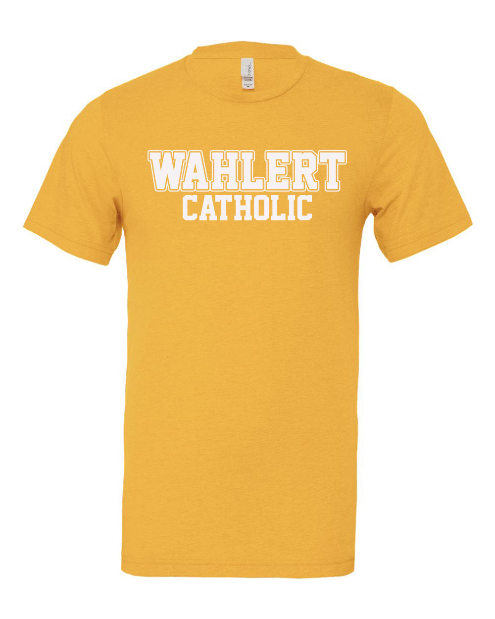 3001CVC - WAHLERT CATHOLIC BLOCK SPIRIT -  Adult CVC Jersey Tee