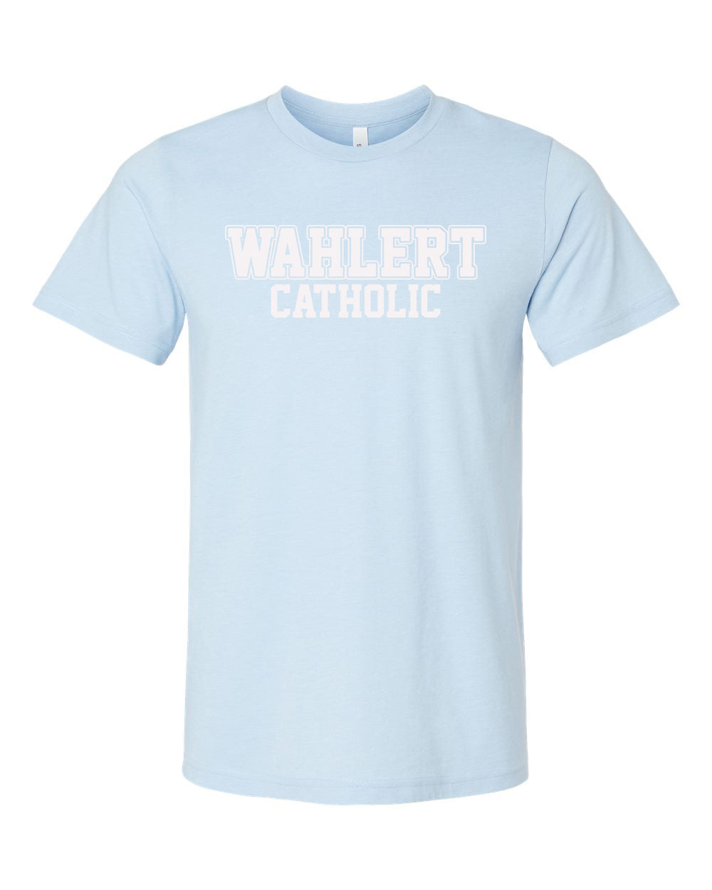 3001CVC - WAHLERT CATHOLIC BLOCK SPIRIT -  Adult CVC Jersey Tee