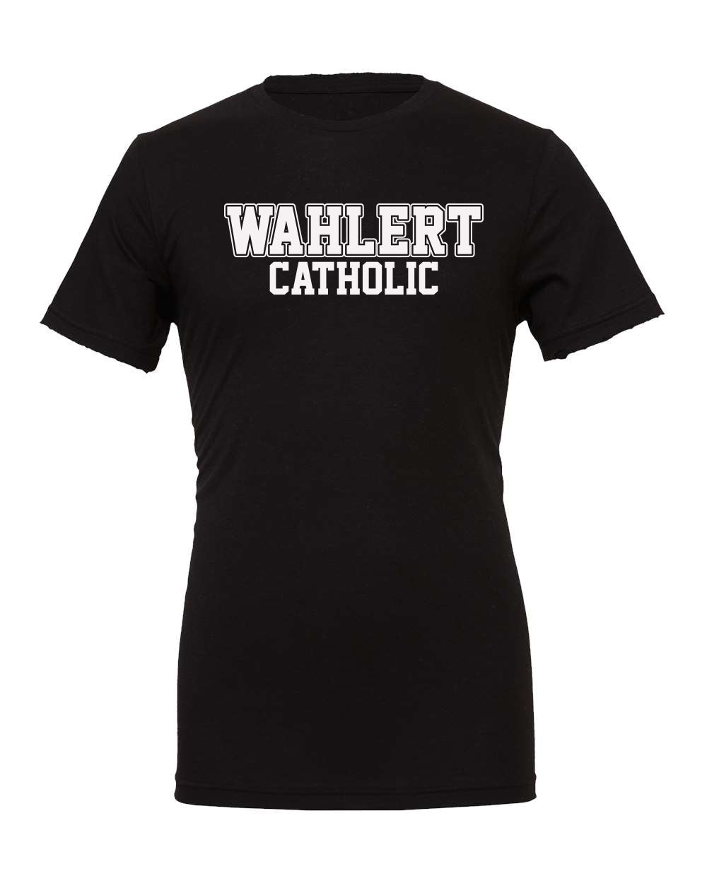 3001CVC - WAHLERT CATHOLIC BLOCK SPIRIT -  Adult CVC Jersey Tee