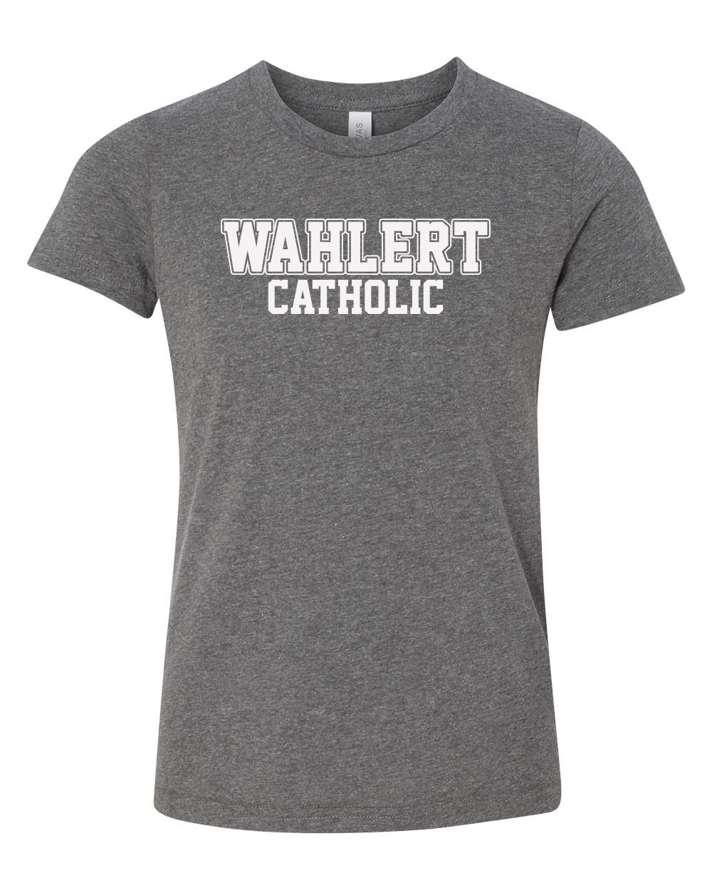 3001YCVC - WAHLERT CATHOLIC BLOCK SPIRIT - Youth CVC Jersey Tee