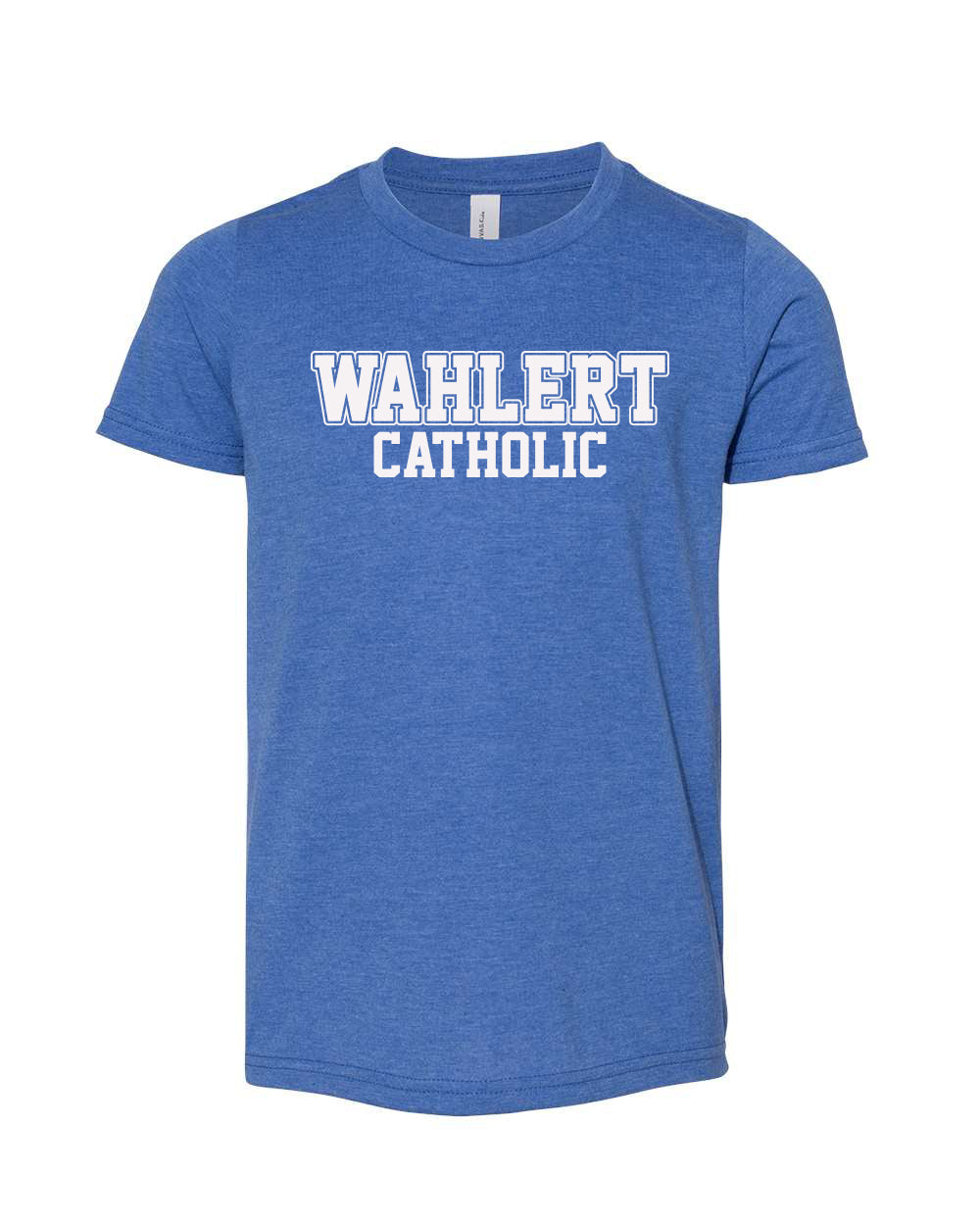 3001YCVC - WAHLERT CATHOLIC BLOCK SPIRIT - Youth CVC Jersey Tee