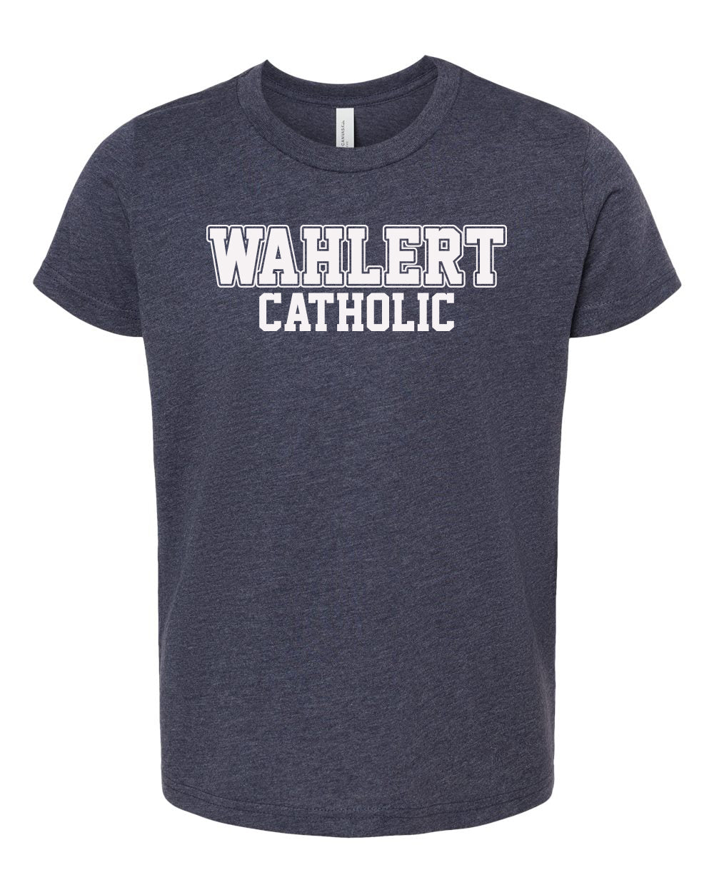 3001YCVC - WAHLERT CATHOLIC BLOCK SPIRIT - Youth CVC Jersey Tee