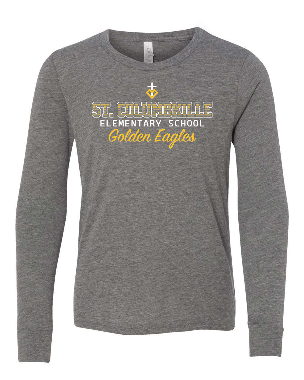 3513Y - ST. COLUMBKILLE OMBRE SPIRIT - Youth Jersey Long Sleeve Tee