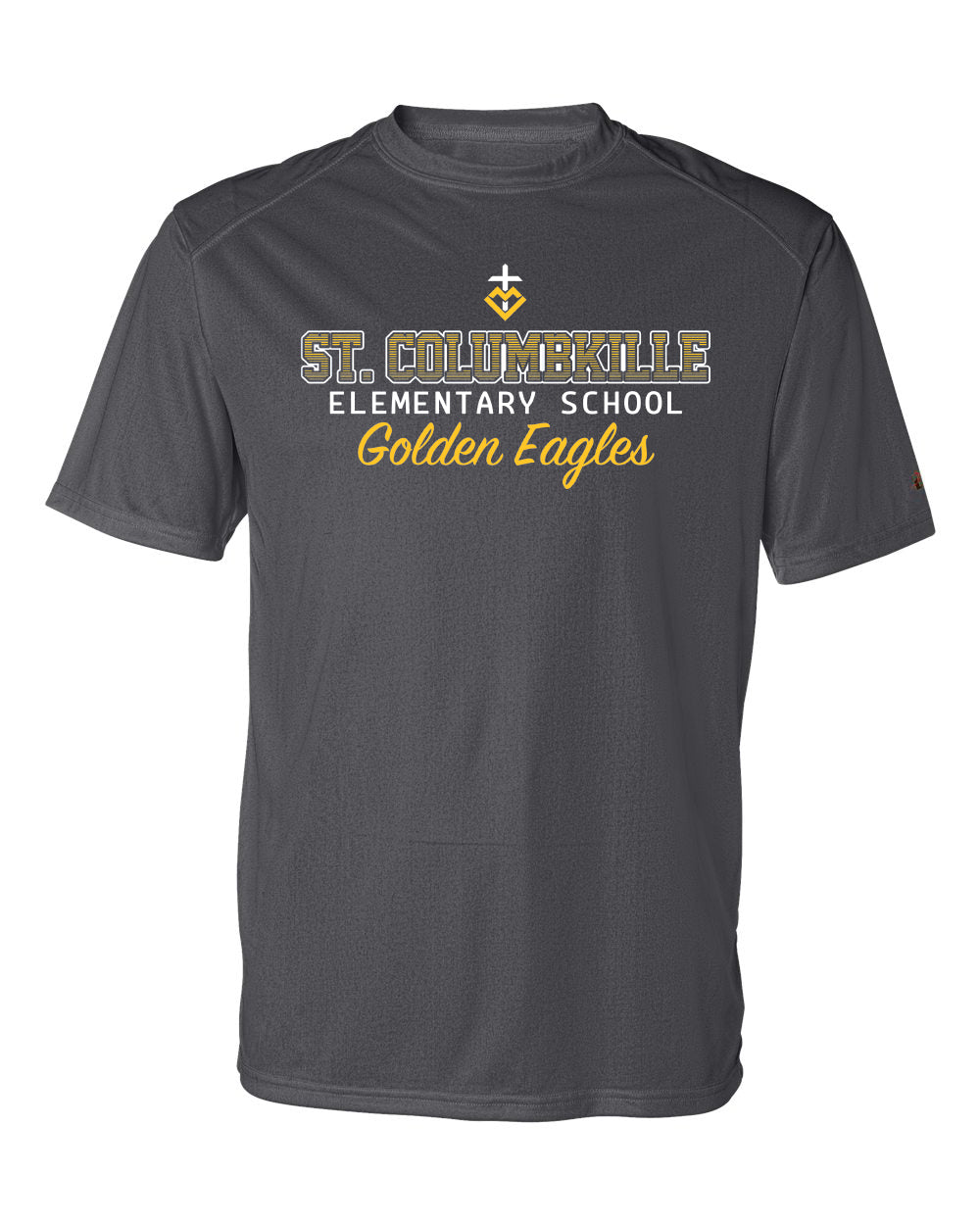 4120 - ST. COLUMBKILLE OMBRE SPIRIT - Adult B Core Sport Shoulders TShirt