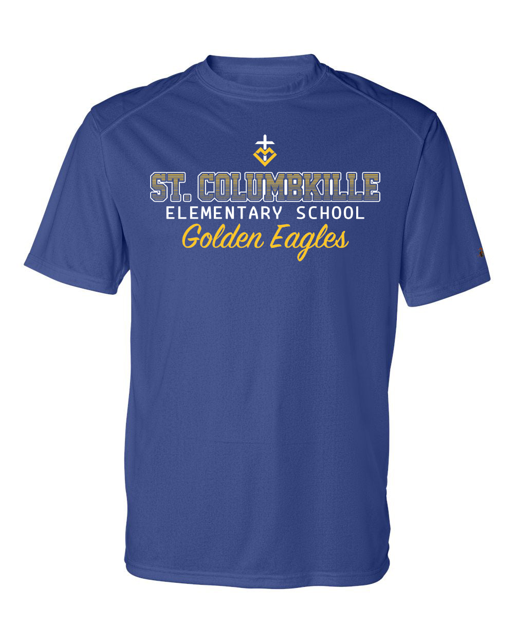 4120 - ST. COLUMBKILLE OMBRE SPIRIT - Adult B Core Sport Shoulders TShirt