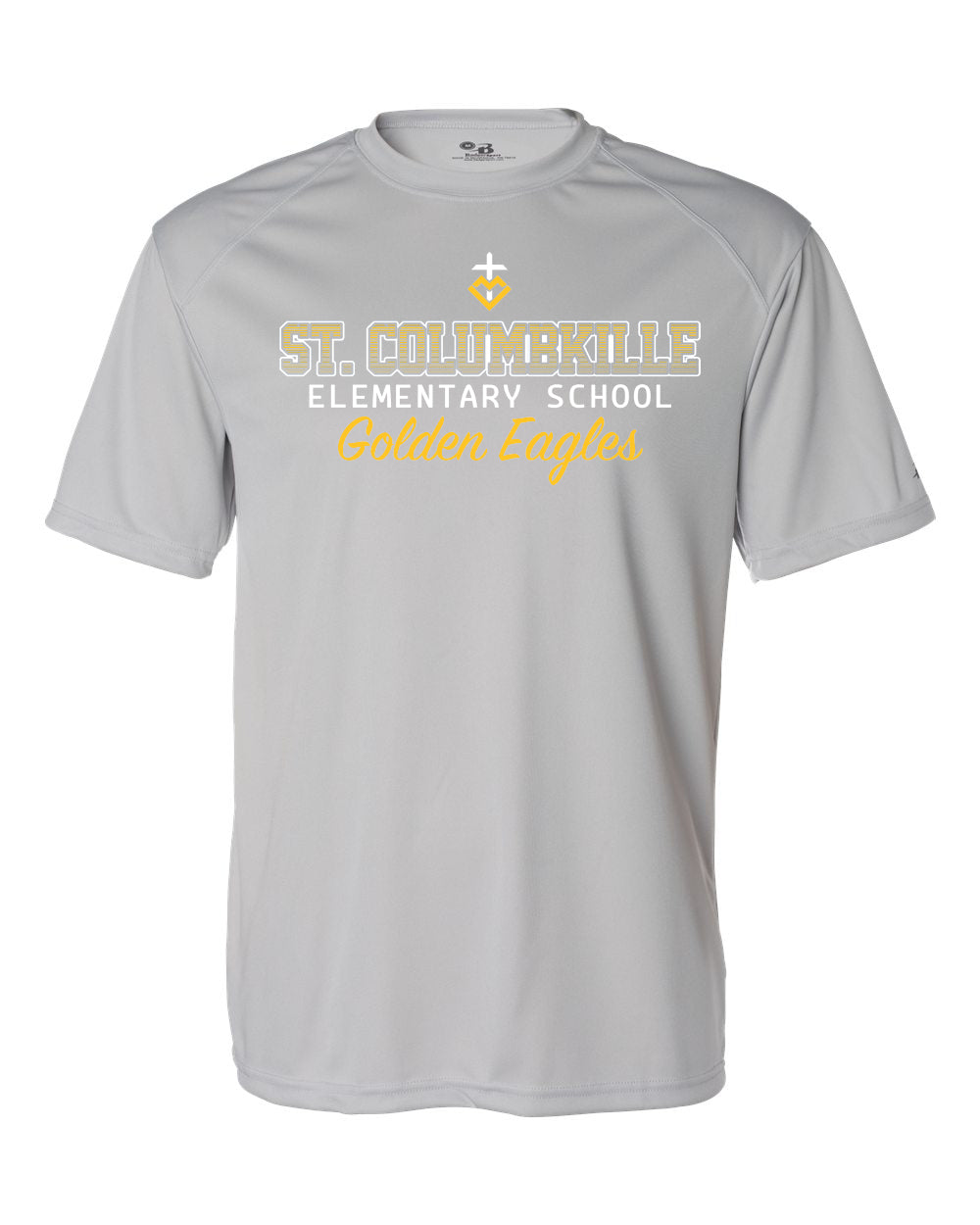 4120 - ST. COLUMBKILLE OMBRE SPIRIT - Adult B Core Sport Shoulders TShirt