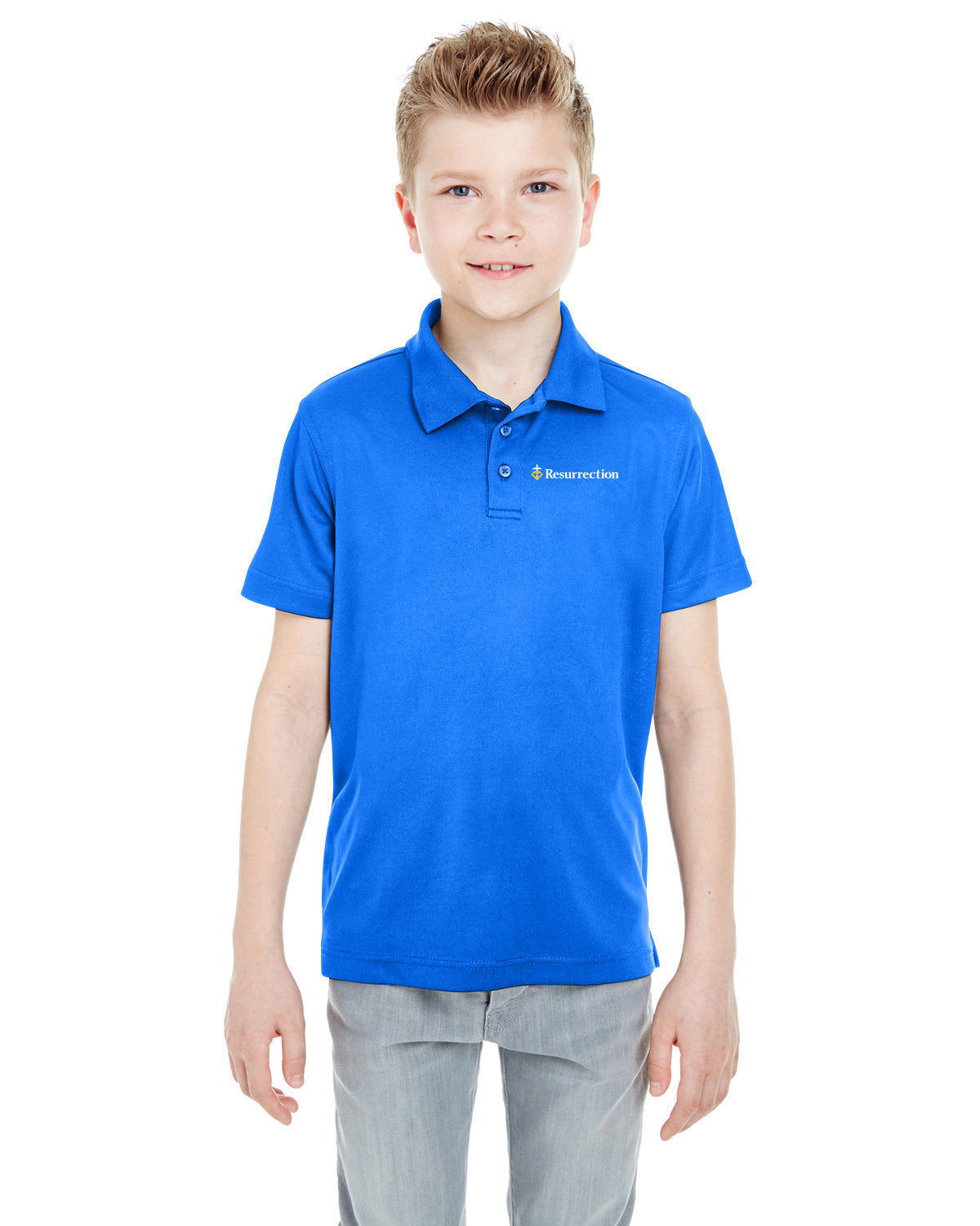 8210Y- RESURRECTION - Youth Ultra Club Dri Fit Mesh Polo