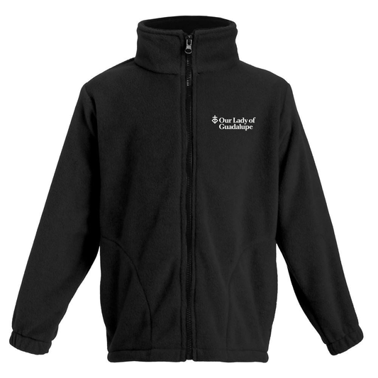 9804K - OUR LADY OF GUADALUPE - Youth Full Zip Fleece Jacket