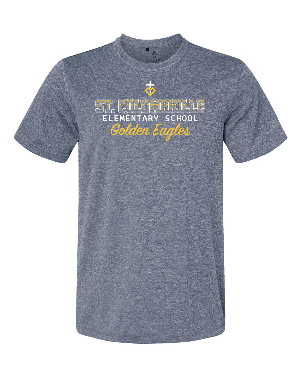 A376 - ST. COLUMBKILLE OMBRE SPIRIT - Adult Adidas Sport TShirt