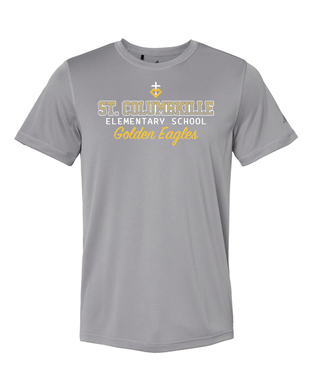 A376 - ST. COLUMBKILLE OMBRE SPIRIT - Adult Adidas Sport TShirt