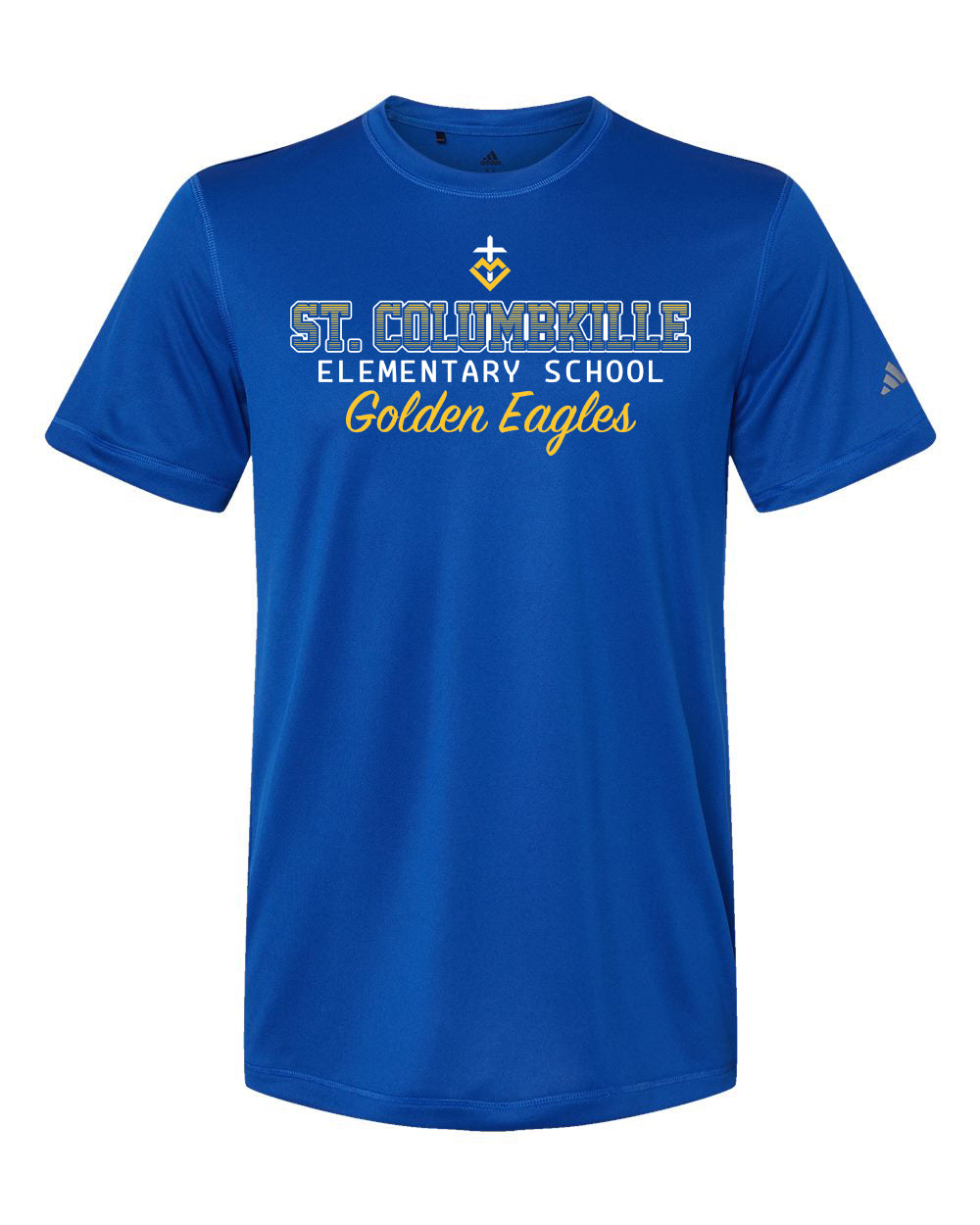 A376 - ST. COLUMBKILLE OMBRE SPIRIT - Adult Adidas Sport TShirt