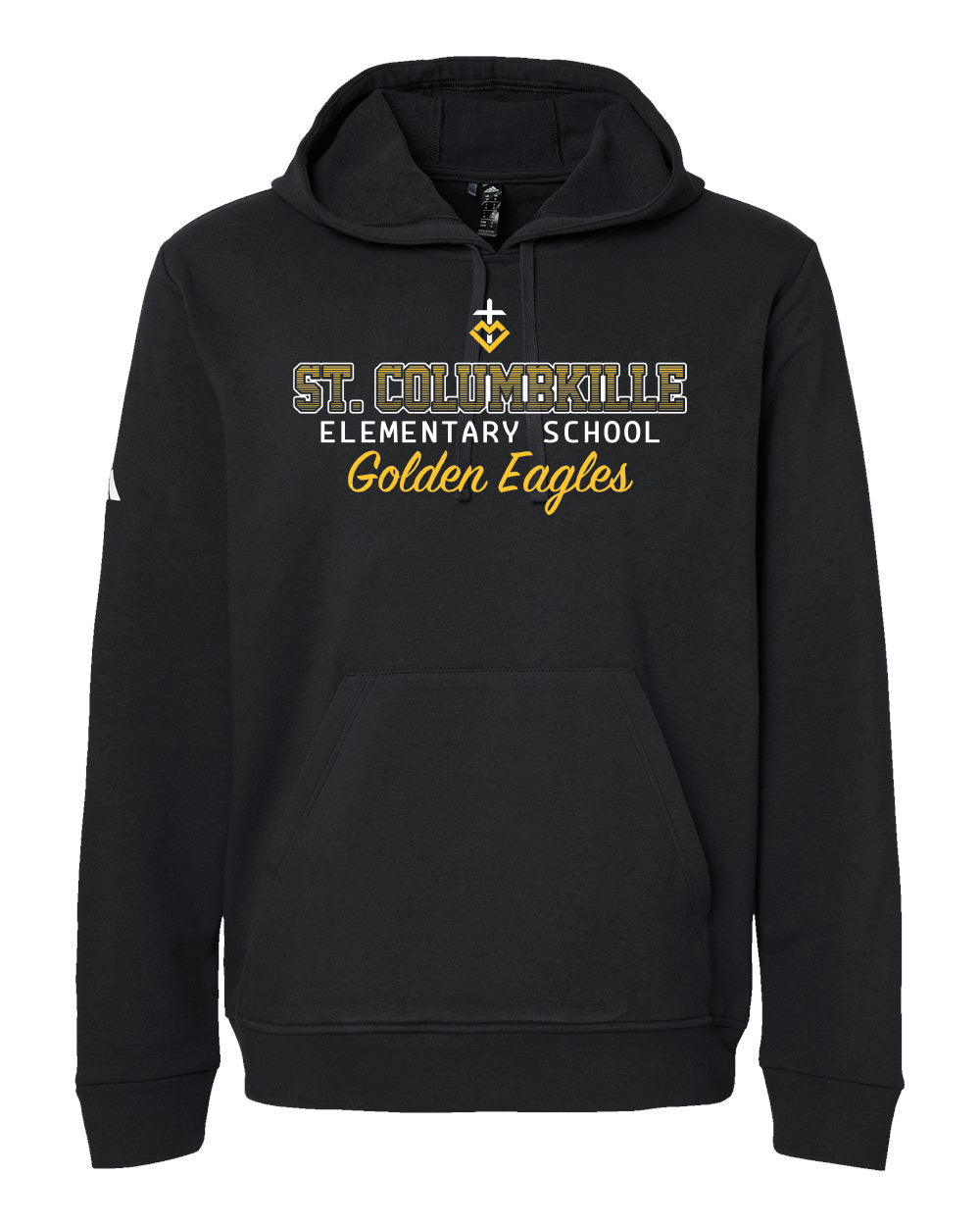 A432 - ST. COLUMBKILLE OMBRE SPIRIT - Adult Adidas Fleece Hooded Sweatshirt