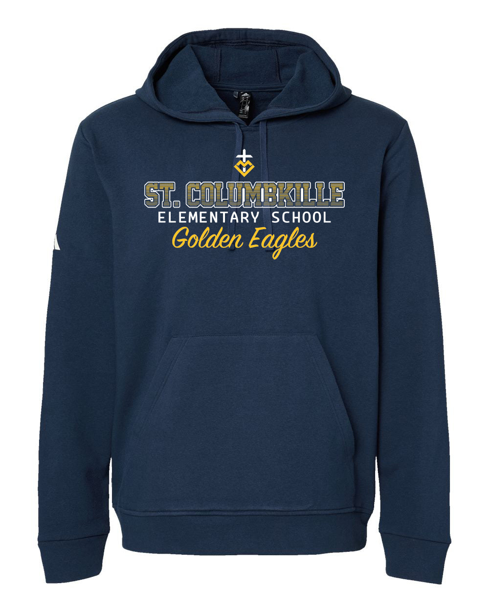 A432 - ST. COLUMBKILLE OMBRE SPIRIT - Adult Adidas Fleece Hooded Sweatshirt