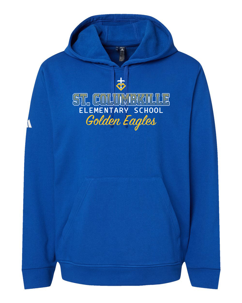 A432 - ST. COLUMBKILLE OMBRE SPIRIT - Adult Adidas Fleece Hooded Sweatshirt