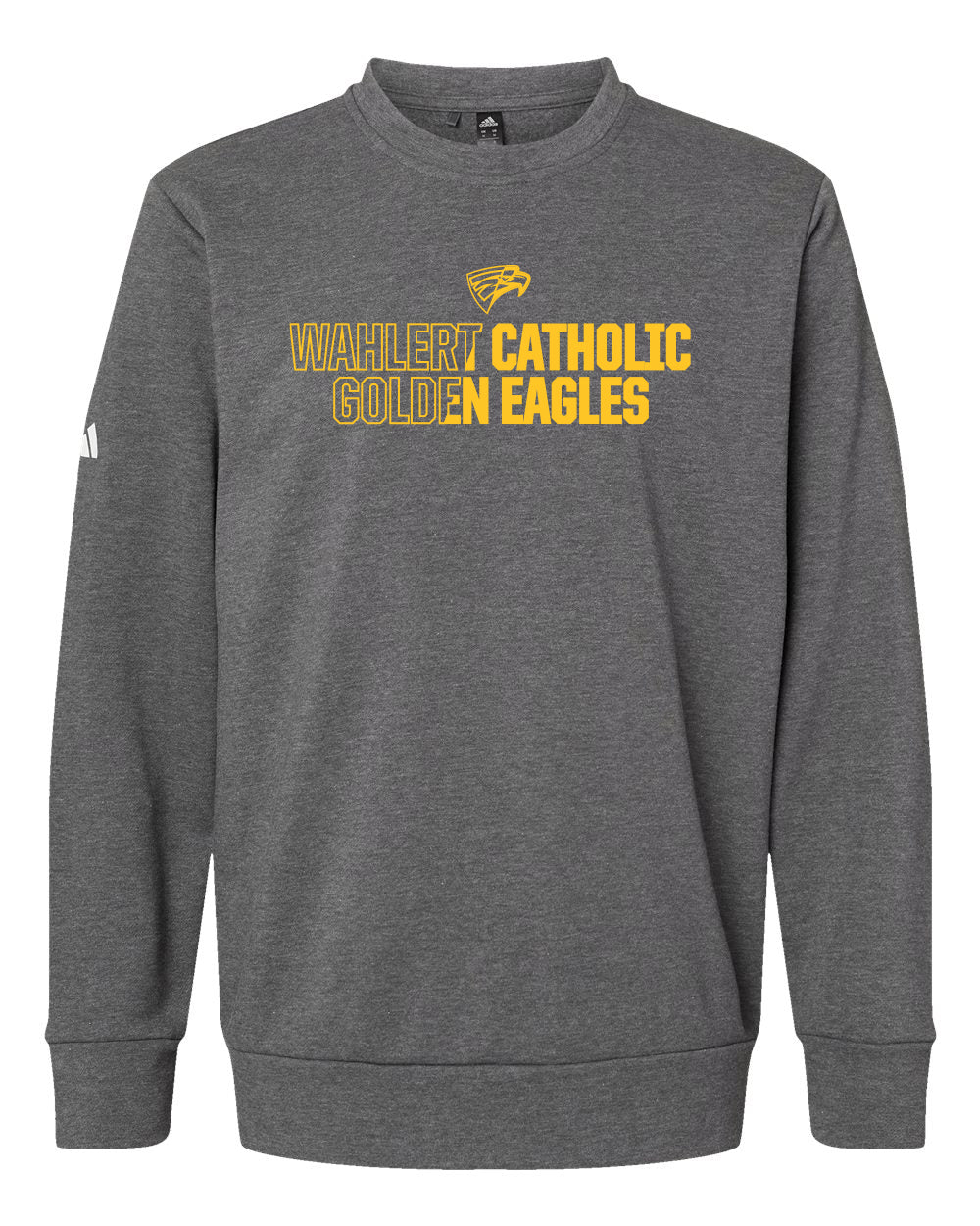 A434 - WAHLERT CATHOLIC 2 TONED SPIRIT - Adult Adidas Fleece Crewneck Sweatshirt