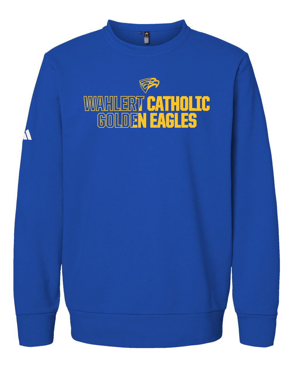 A434 - WAHLERT CATHOLIC 2 TONED SPIRIT - Adult Adidas Fleece Crewneck Sweatshirt