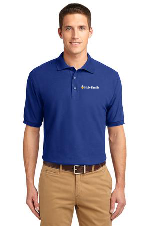 K500 - HOLY FAMILY - Mens Port Authority Silk Touch Polo