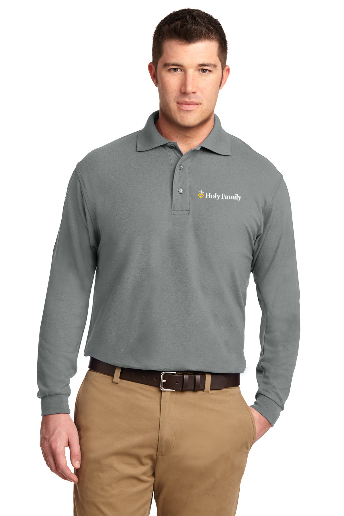 K500LS - HOLY FAMILY - Men’s Port Authority Long Sleeve Polo