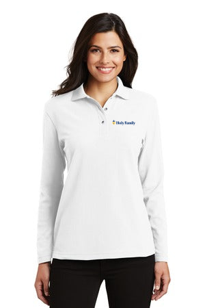 L500LS - HOLY FAMILY - Women’s Port Authority Long Sleeve Polo