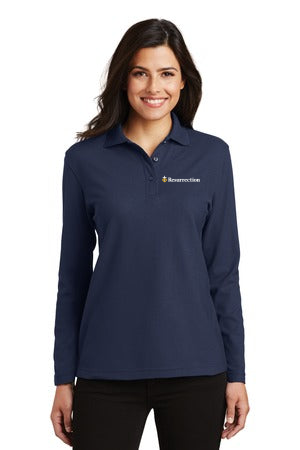 L500LS - RESURRECTION - Women’s Port Authority Long Sleeve Polo