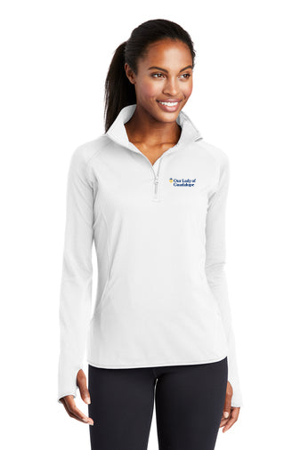 LST850 - OUR LADY OF GUADALUPE - Women’s Sport Wick Zip Pullover