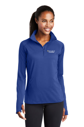 LST850 - OUR LADY OF GUADALUPE - Women’s Sport Wick Zip Pullover