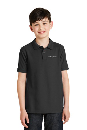 Y500 - HOLY FAMILY - Youth Port Authority Silk Touch Polo