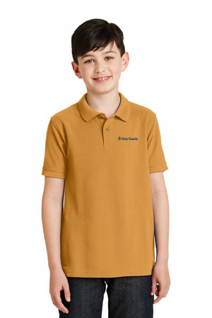 Y500 - HOLY FAMILY - Youth Port Authority Silk Touch Polo