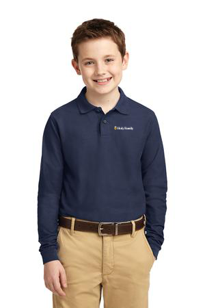 Y500LS - HOLY FAMILY - Youth Port Authority Long Sleeve Polo