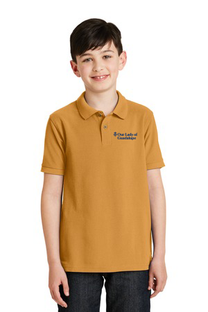 Y500 - OUR LADY OF GUADALUPE - Youth Port Authority Silk Touch Polo