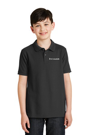 Y500 - ST. COLUMBKILLE - Youth Port Authority Silk Touch Polo