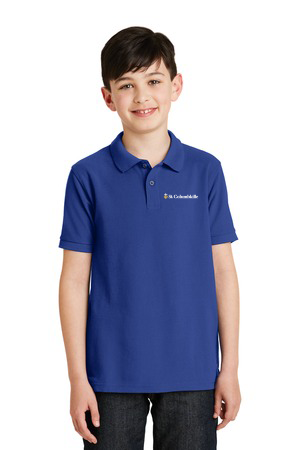 Y500 - ST. COLUMBKILLE - Youth Port Authority Silk Touch Polo