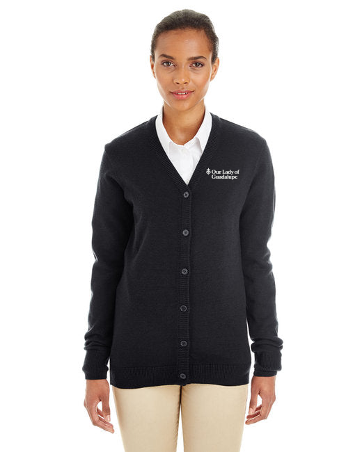 M425W - OUR LADY OF GUADALUPE -  Women’s Cardigan Sweater