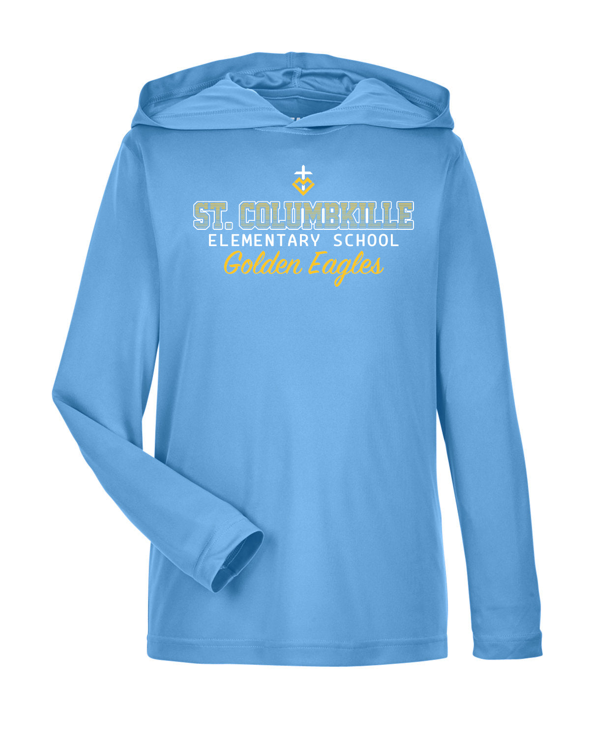 TT41Y - ST. COLUMBKILLE OMBRE SPIRIT - Youth Team 365 Zone Performance Hooded TShirt