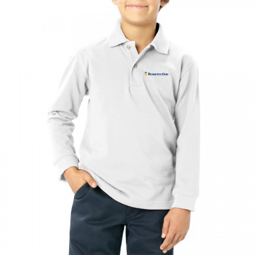 BG5207 - RESURRECTION - Youth Blue Generation Long Sleeve Polo