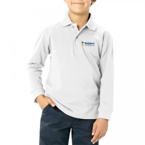 BG5207 - WAHLERT - Youth Blue Generation Long Sleeve Polo