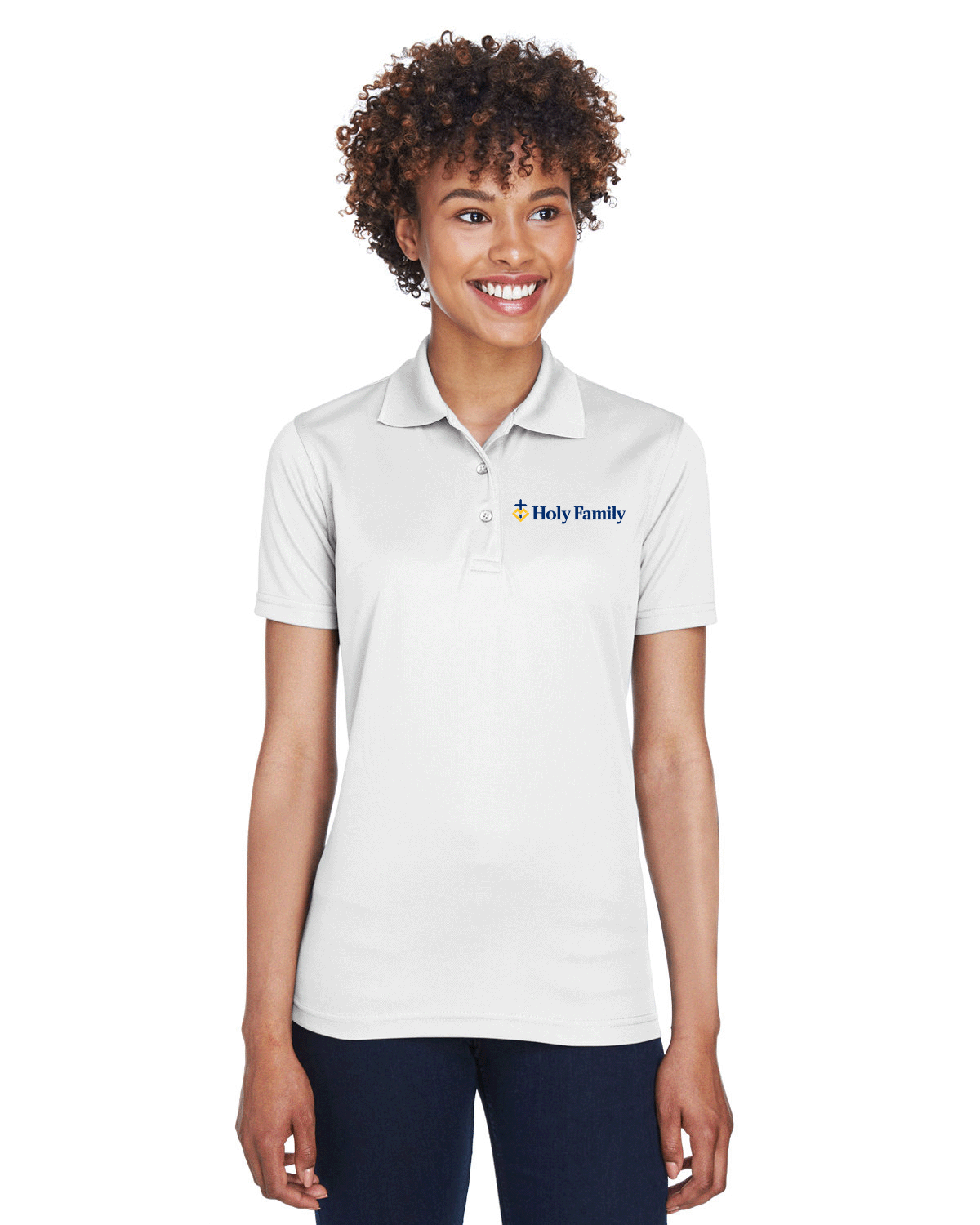 8210L - HOLY FAMILY - Women’s Ultra Club Dri Fit Mesh Polo