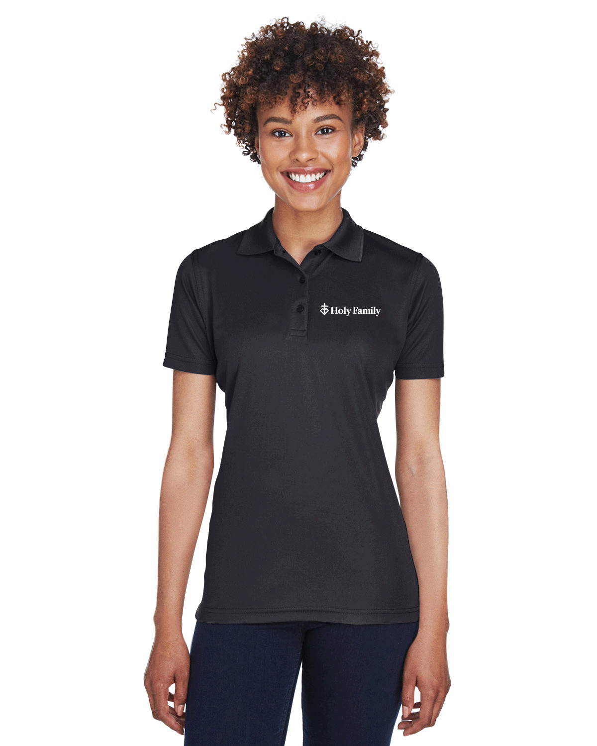 8210L - HOLY FAMILY - Women’s Ultra Club Dri Fit Mesh Polo